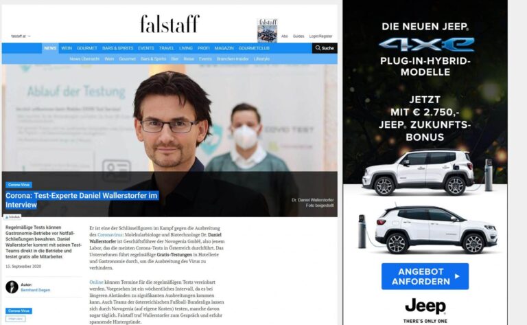 Daniel Wallerstorfer interviewed by Falstaff
