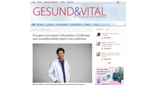 gesund-vital-online.de – Novogenia mit neuster Laboranalyse: Ernährungs- und Gesundheitsfehler durch Gene aufdecken