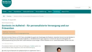 hcm-magazin.de – Gentests im Aufwind – für personalisierte Versorgung und zur Prävention