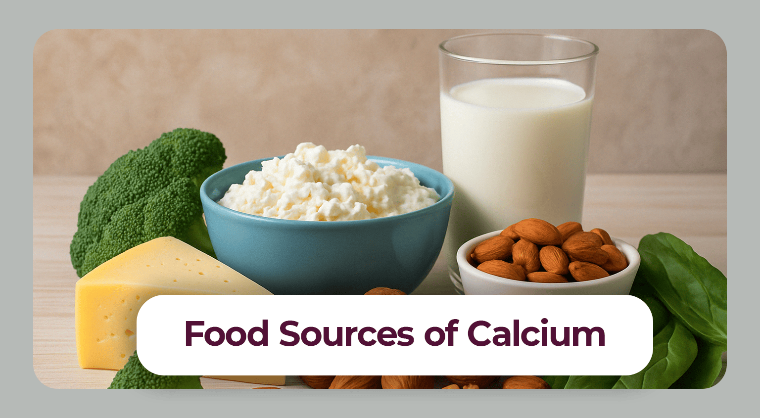 Foods high in calcium