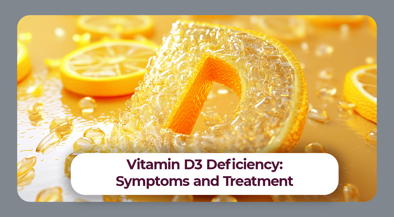 Vitamin D3 Deficiency Symptoms and Treatment