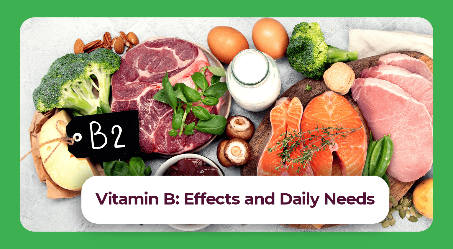 Vitamin B2: Effects & Requirements